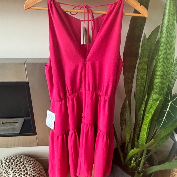 Nordstrom Chelsea 28 Pink Raspberry Tiered Dress - Picture 7 of 7